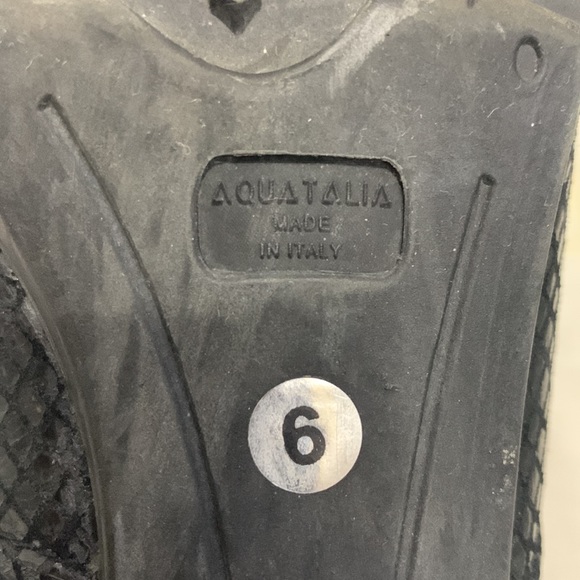 Made in🇮🇹AQUATALIA Super Soft Waterproof Snakeskin Leather Ankle … - Picture 7 of 16